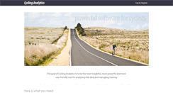 Desktop Screenshot of cyclinganalytics.com